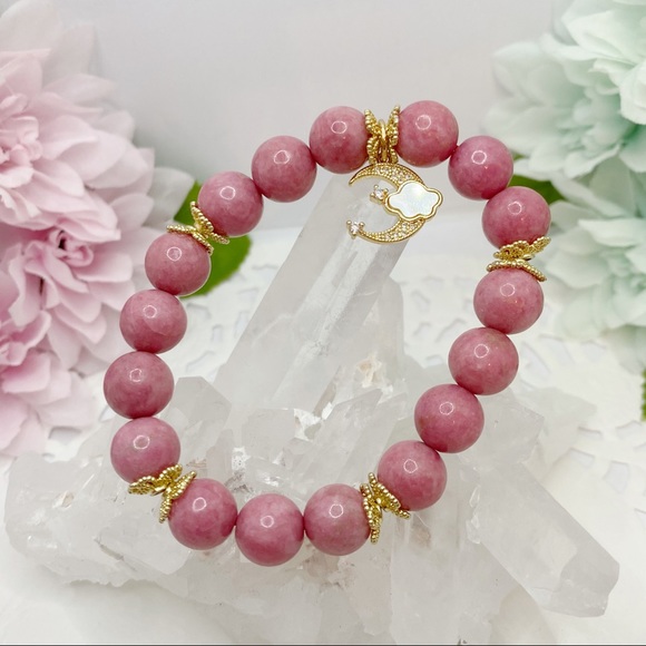 Nature Rhodonite Bracelet - Picture 4 of 6